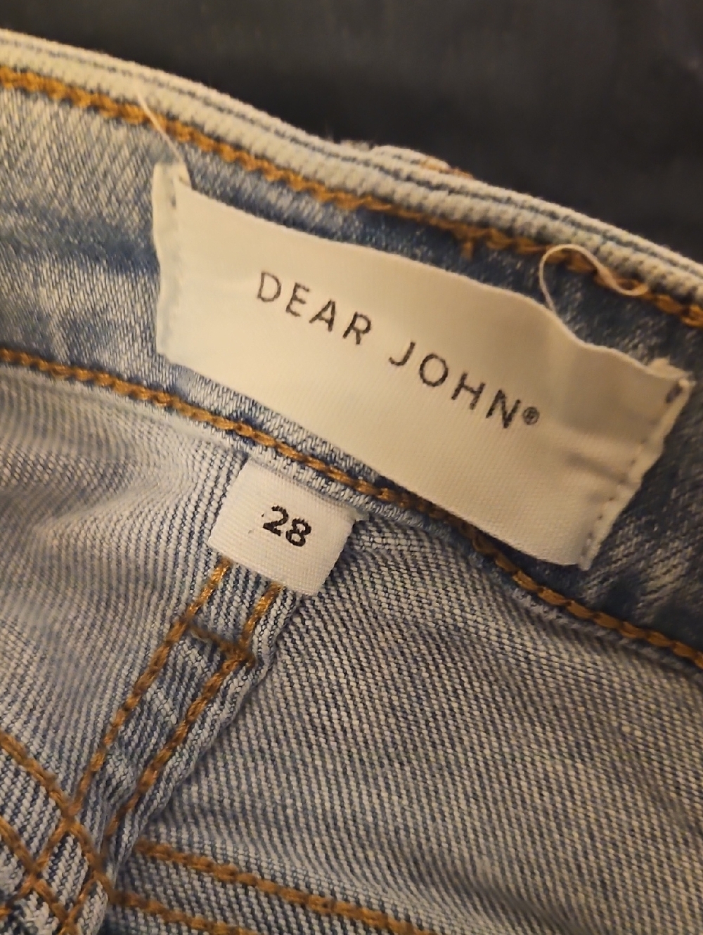 Dear John Light Blue Denim Women's Jeans - Classic Wash Skinny Sz 28